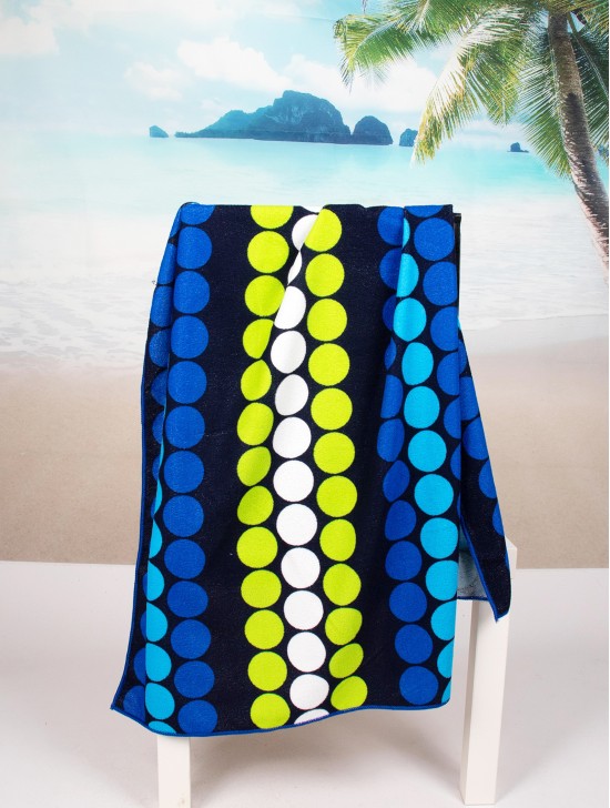 Circle Print Beach Towel Circle Print Beach Towel